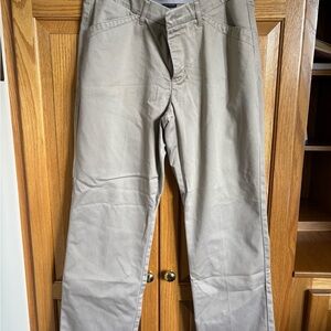 Lee Tan Straight Leg Pants Cotton Blend